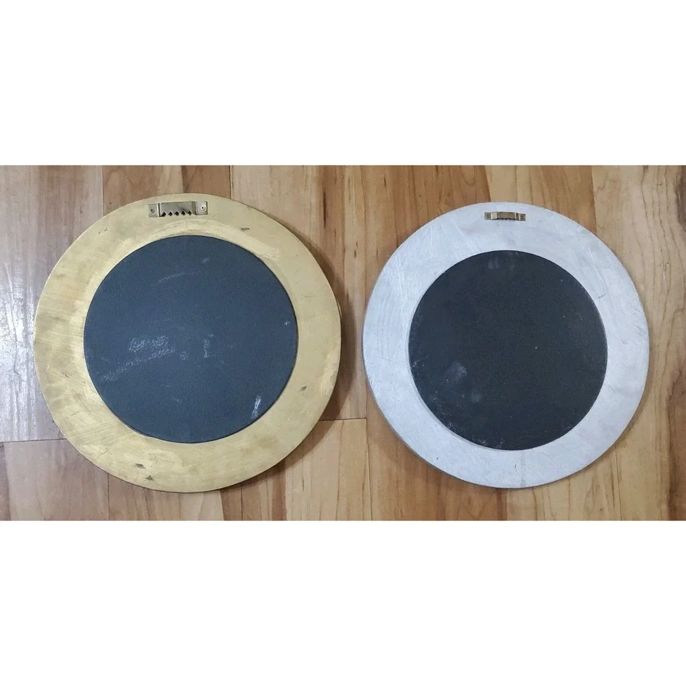 Vintage 90s Celestial Sun Moon Mirror Set Whimsigoth Gold Silver Wall Decor